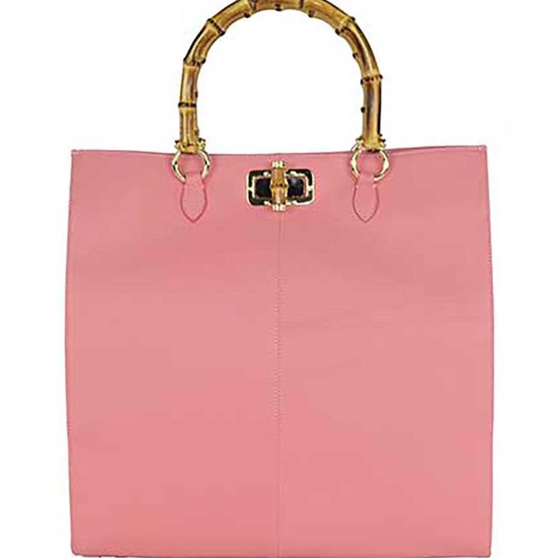 Tote con manico Bamboo in Pelle di Vitello