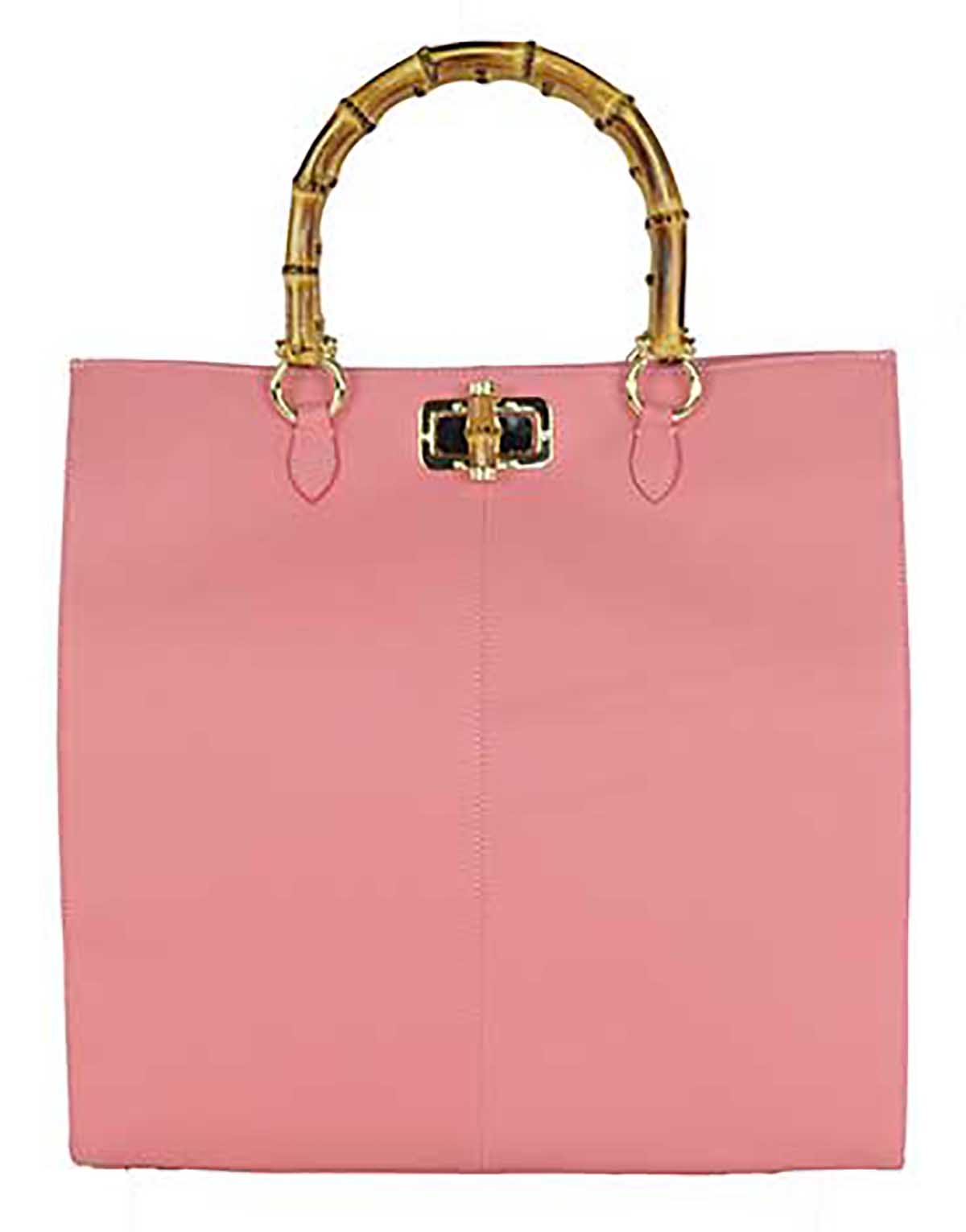 Tote con manico Bamboo in Pelle di Vitello - immagine 6