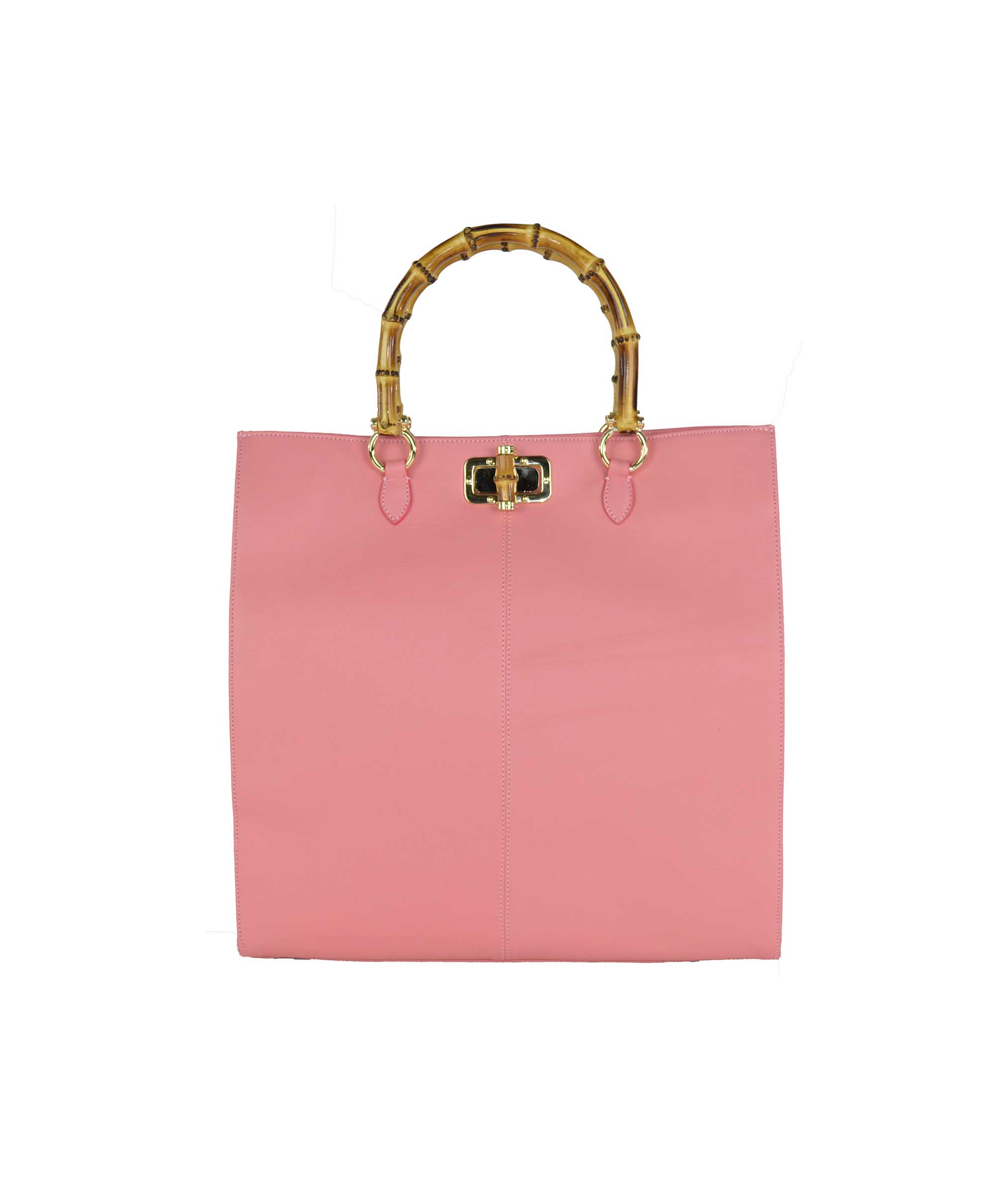 Tote con manico Bamboo in Pelle di Vitello