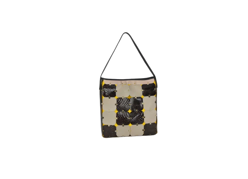 Python Leather Shopper Bag - Image 10