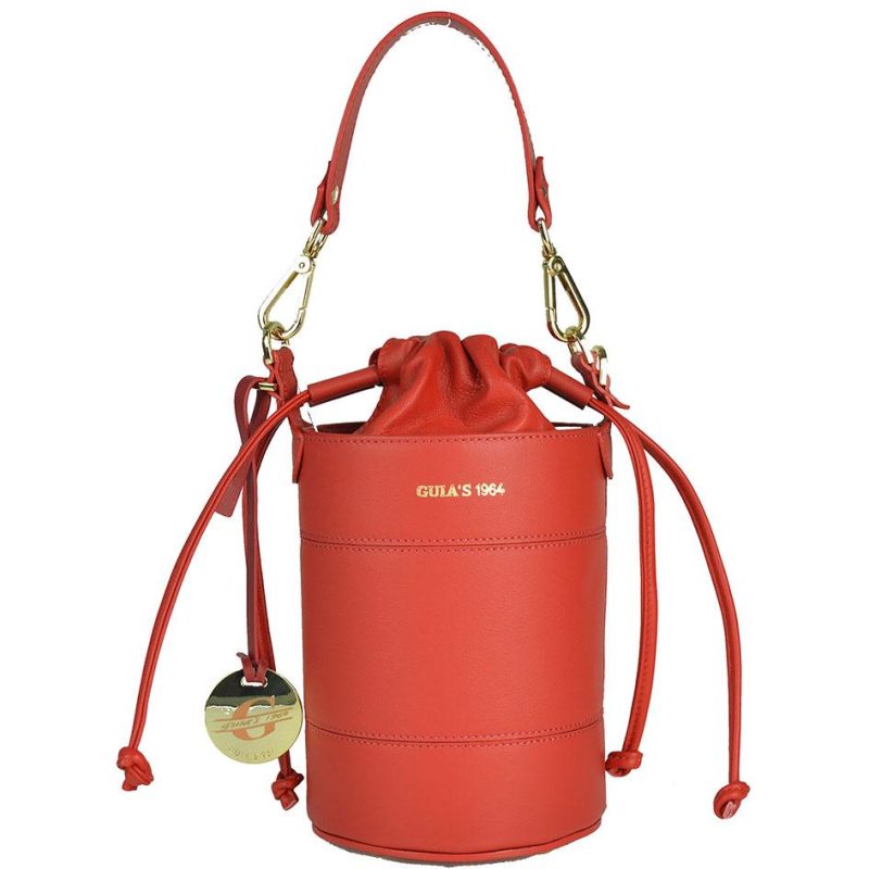 Leather Bucket Bag
