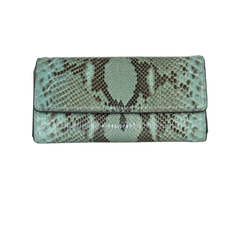 Women's Python Leather Wallet - Image 2