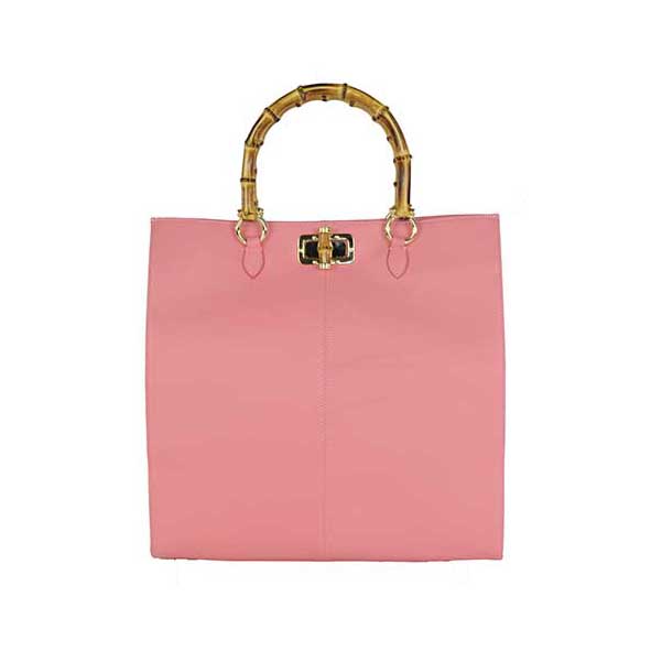 Tote con manico Bamboo in Pelle di Vitello