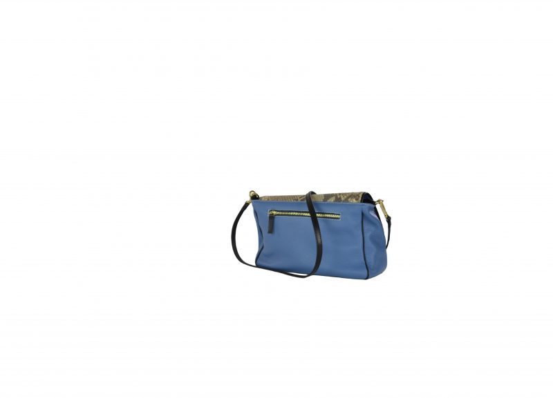 Shoulder bag patta in vero pitone - immagine 12