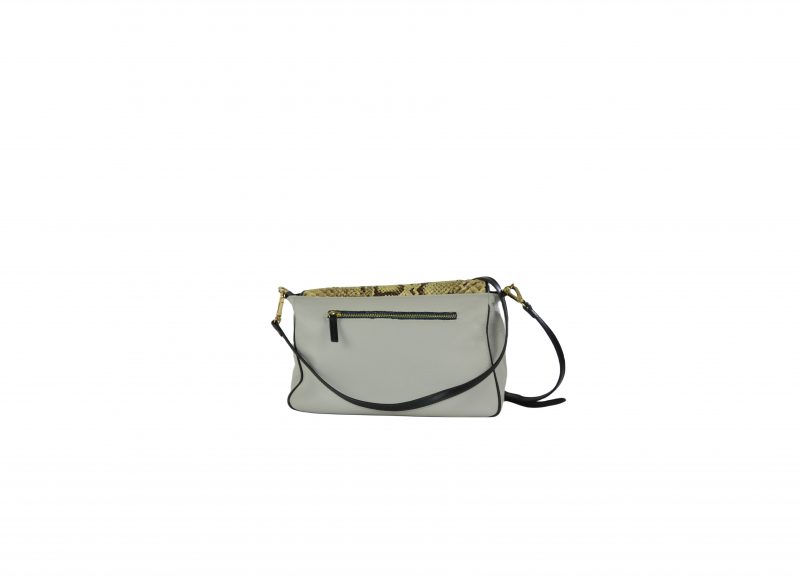 Shoulder bag patta in vero pitone - immagine 14