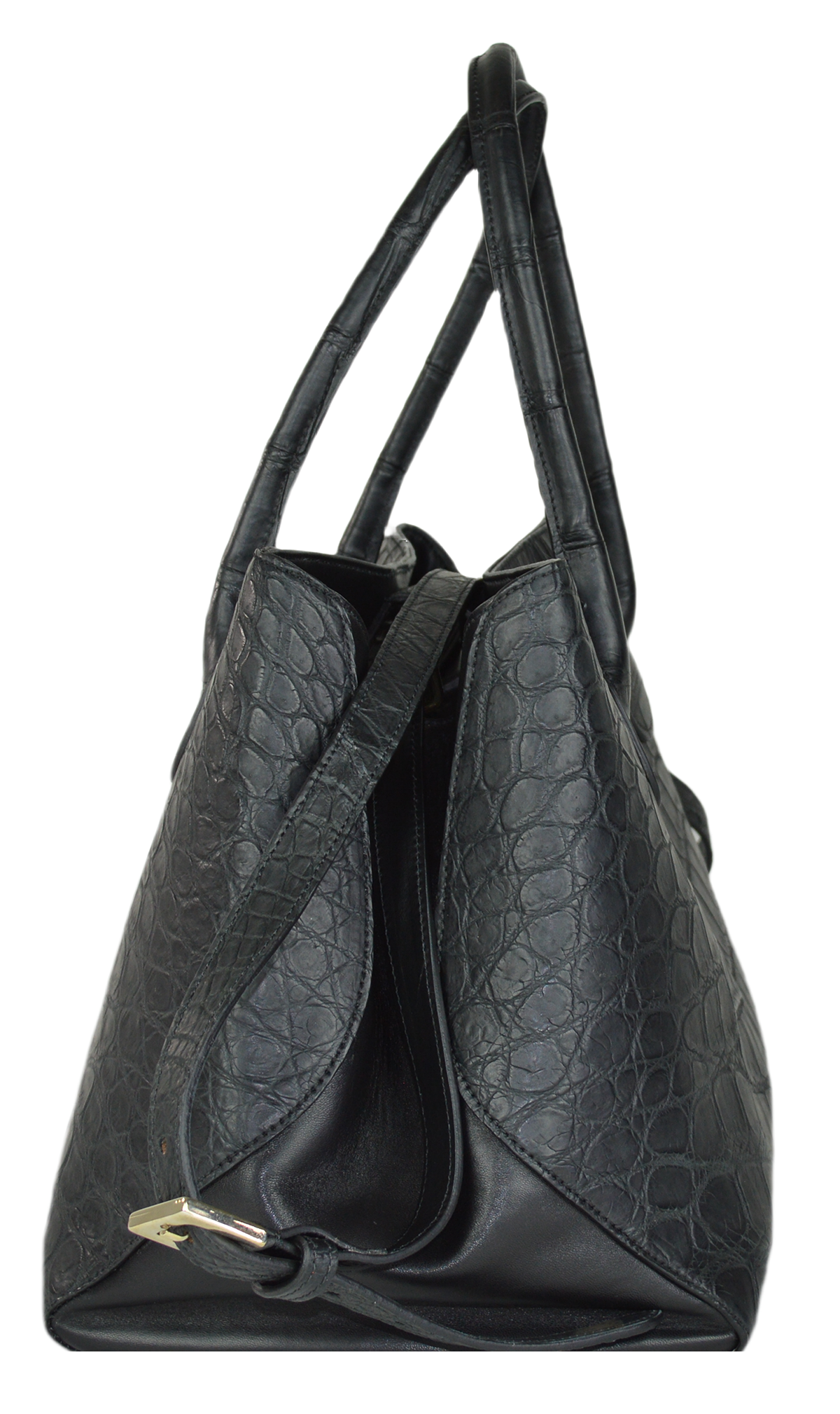 Borsa shopper grande vero coccodrillo - immagine 3